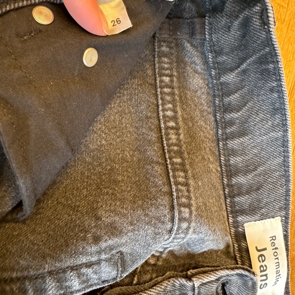 Reformation Blue Jeans